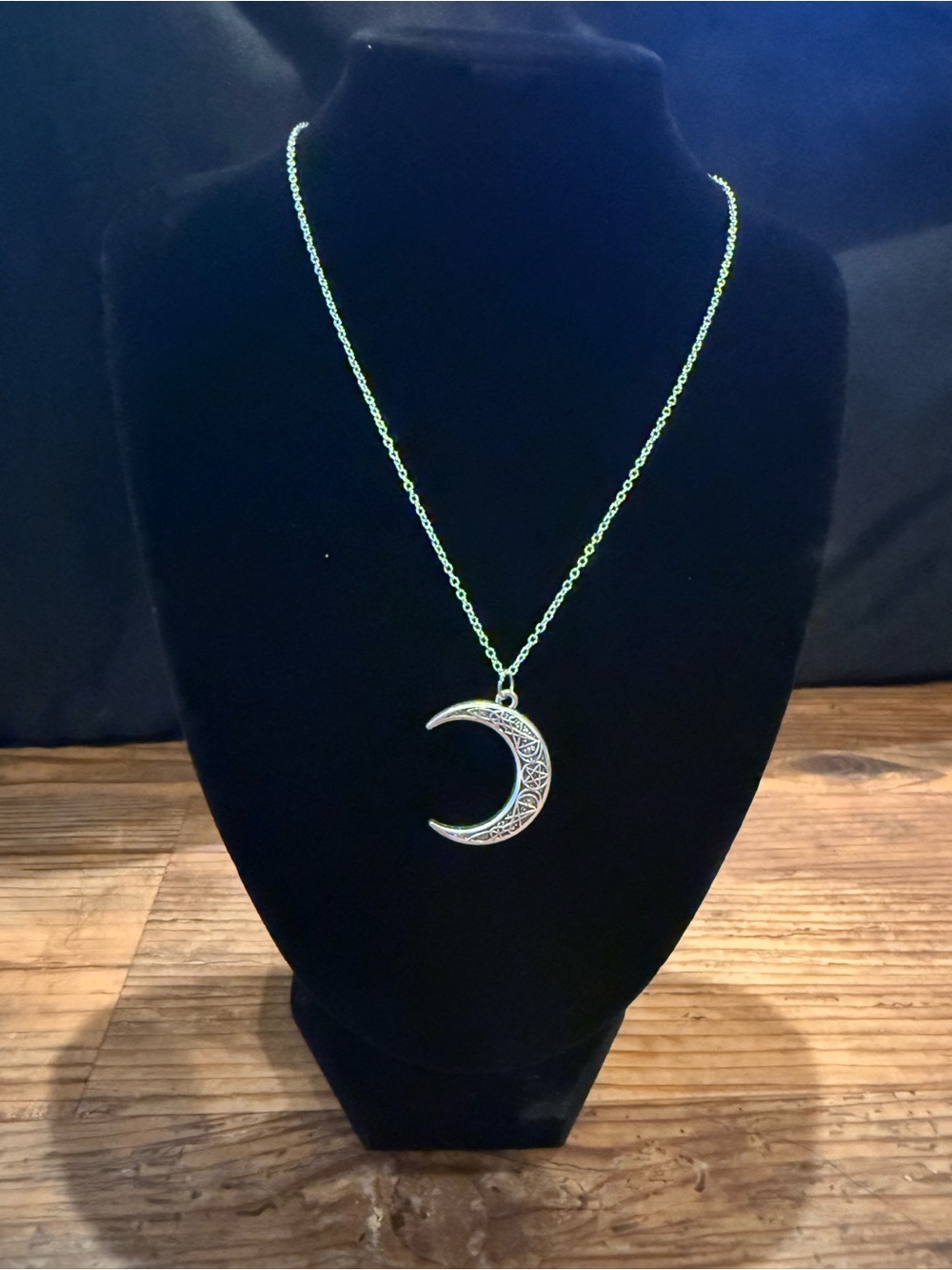 Silver Moon Necklace